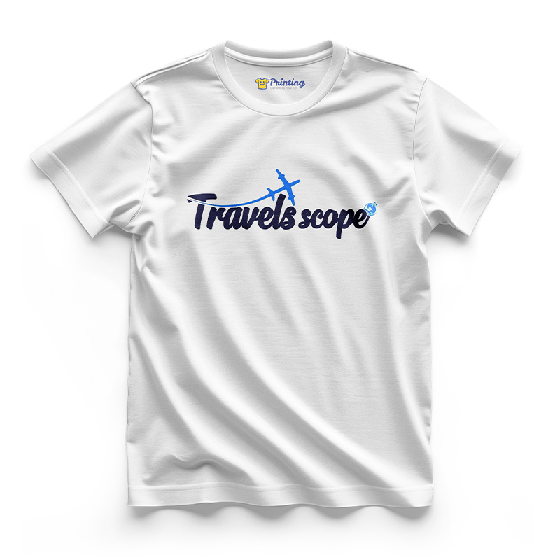 Travels Scope Logo Printed - Ticketing Staff T-Shirts CBTS05