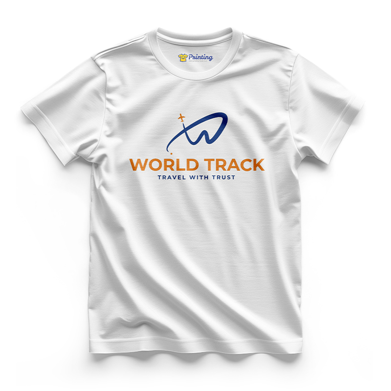 World Track Logo Printed - Ticketing Staff T-Shirts CBTS15