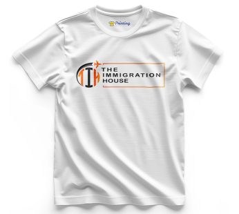 The Immigration House Logo Printed – Visa Consultant Company T-Shirts CBVC02