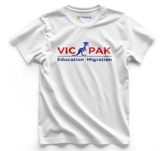 VIC PAK Logo Printed – Visa Consultant Company T-Shirts CBVC03
