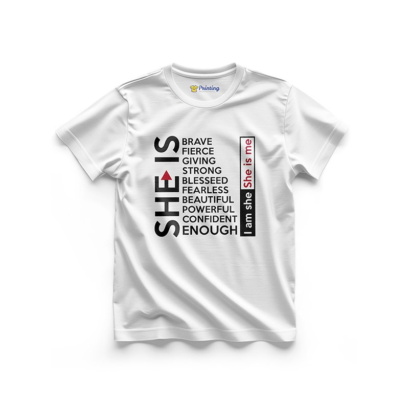 Women Empowerment Vector Printed T-Shirts LPWE02