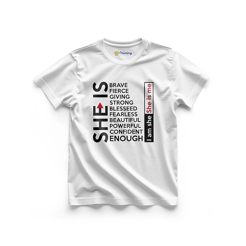 Women Empowerment Vector Printed T-Shirts LPWE02