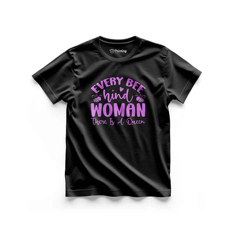 Women Empowerment Clipart Printed T-Shirts LPWE12