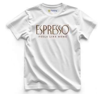 Espresso Logo Printed – Coffee Café Staff T-Shirts CBCC13