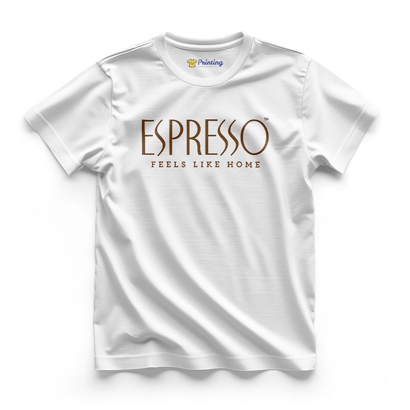 Espresso Logo Printed - Coffee Café Staff T-Shirts CBCC13