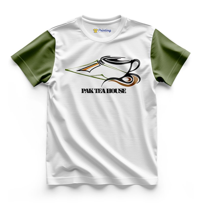 PAK TEA HOUSE Logo Printed - Coffee Café Staff T-Shirts CBCC19