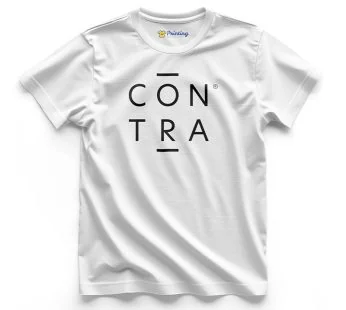 CONTRA Cafe Logo Printed – Coffee Café Staff T-Shirts CBCC02