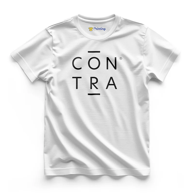 CONTRA Cafe Logo Printed - Coffee Café Staff T-Shirts CBCC02