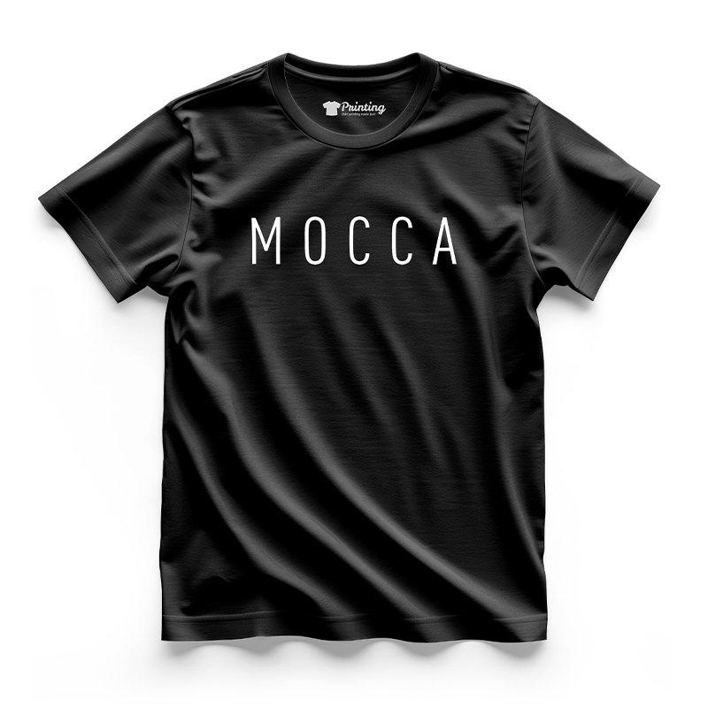 MOCCA Logo Printed - Coffee Café Staff T-Shirts CBCC05