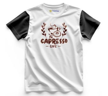 CAPRESO Logo Printed – Coffee Café Staff T-Shirts CBCC08