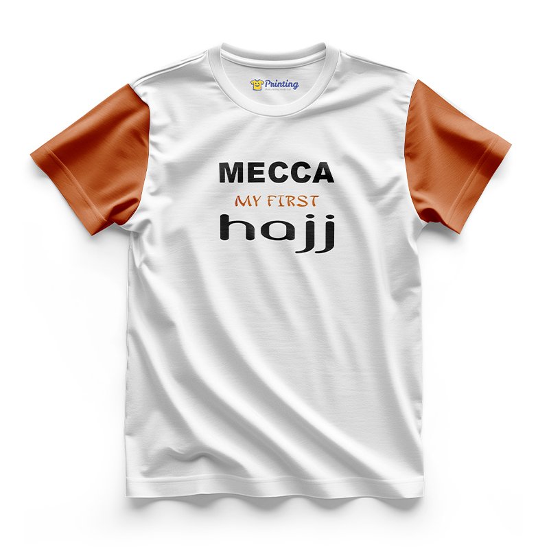 First Hajj Vector Printed T-Shirts LPHU14
