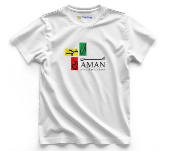 Aman Logo Printed – Charity & Fundraising T-Shirts LPCF10