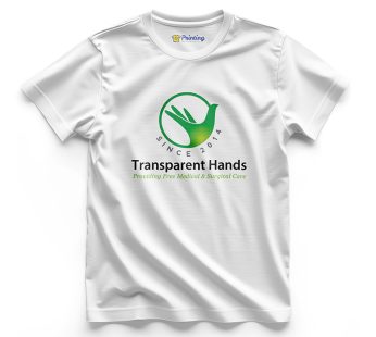 Transparent Hands Logo Printed – Charity & Fundraising T-Shirts LPCF12
