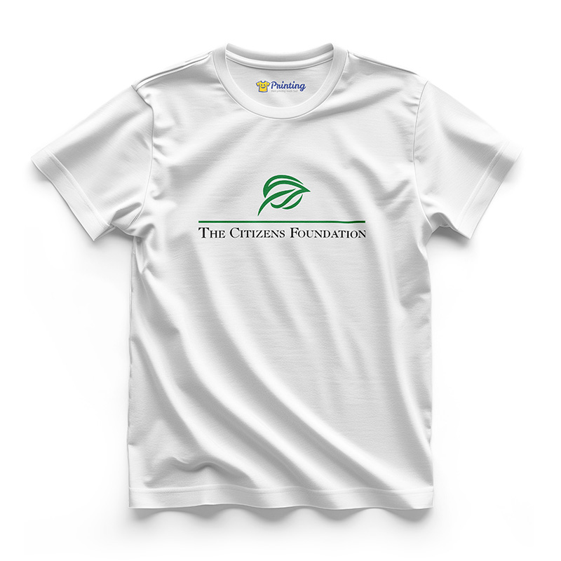The Citizens Foundation Logo Printed - Charity & Fundraising T-Shirts LPCF14