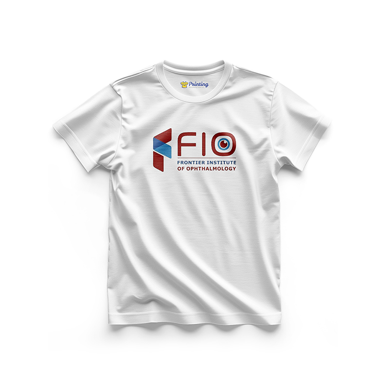 FIO Logo Printed - Eye Clinic Staff T-Shirts CBEC03