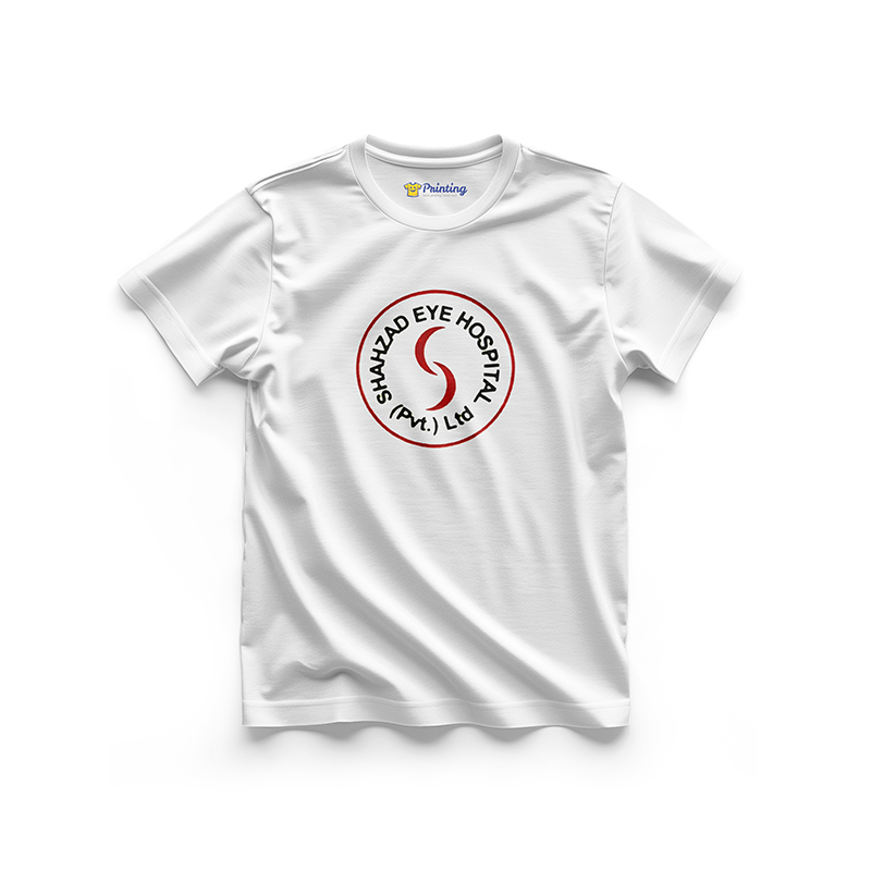 Shahzad Eye Hospital Logo Printed - Eye Clinic Staff T-Shirts CBEC07