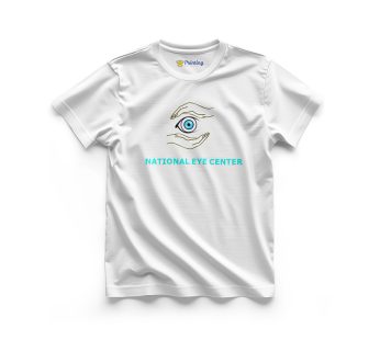 National Center Logo Printed – Eye Clinic Staff T-Shirts CBEC08