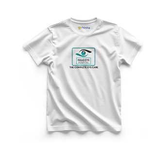 Ishaq Eye Logo Printed – Eye Clinic Staff T-Shirts CBEC13
