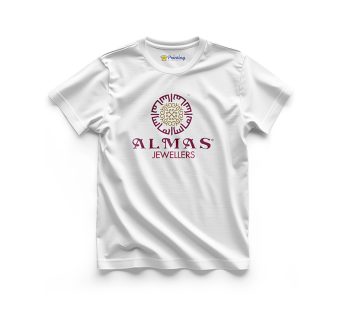 Almas Logo Printed – Jewellery Brand T-Shirts CBJT03