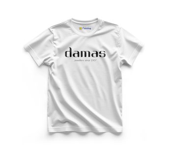 Damas Logo Printed – Jewellery Brand T-Shirts CBJT04