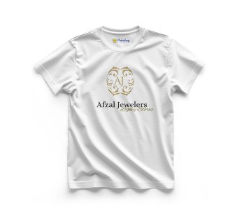 Afzal Logo Printed – Jewellery Brand T-Shirts CBJT05