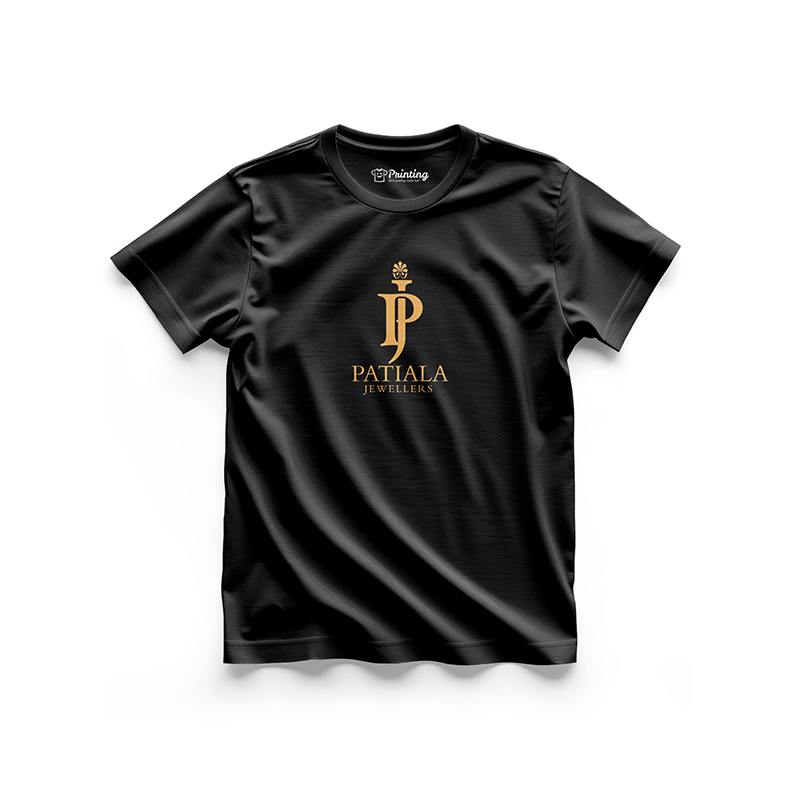 Patiala Logo Printed - Jewellery Brand T-Shirts CBJT06