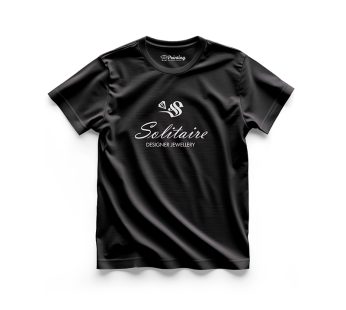 Solitaire Logo Printed – Jewellery Brand T-Shirts CBJT07