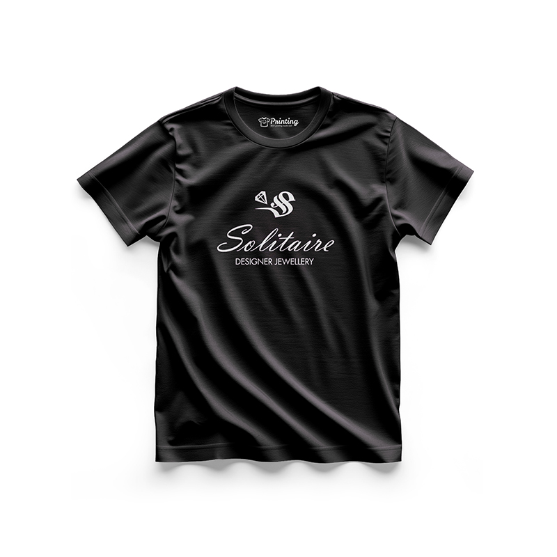 Solitaire Logo Printed - Jewellery Brand T-Shirts CBJT07