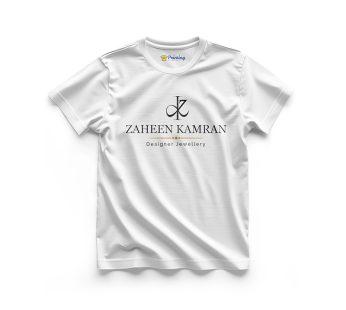 Zaheen Kamran Logo Printed – Jewellery Brand T-Shirts CBJT11
