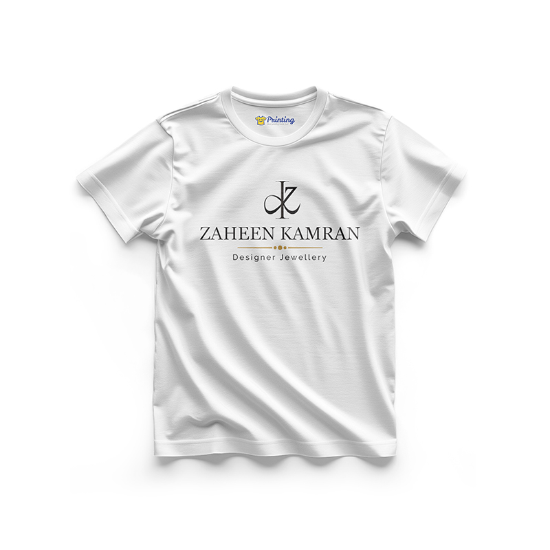 Zaheen Kamran Logo Printed - Jewellery Brand T-Shirts CBJT11