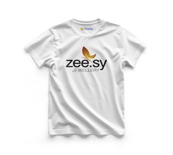 Zeesy Logo Printed – Jewellery Brand T-Shirts CBJT12