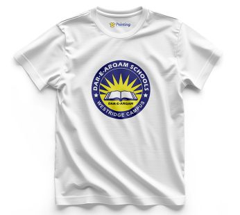 Dar-e-Arqam Logo Printed – Private School Staff T-Shirts EIPS11