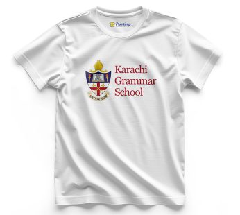Karachi Grammar Logo Printed – Private School Staff T-Shirts EIPS14