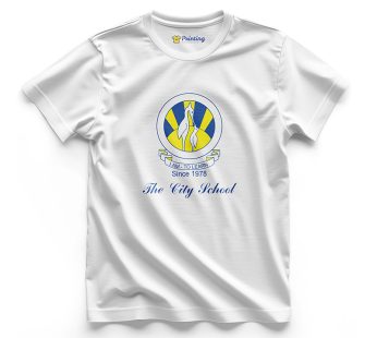 The City School Logo Printed – Private School Staff T-Shirts EIPS02