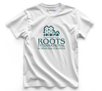 Roots International Logo Printed – Private School Staff T-Shirts EIPS04