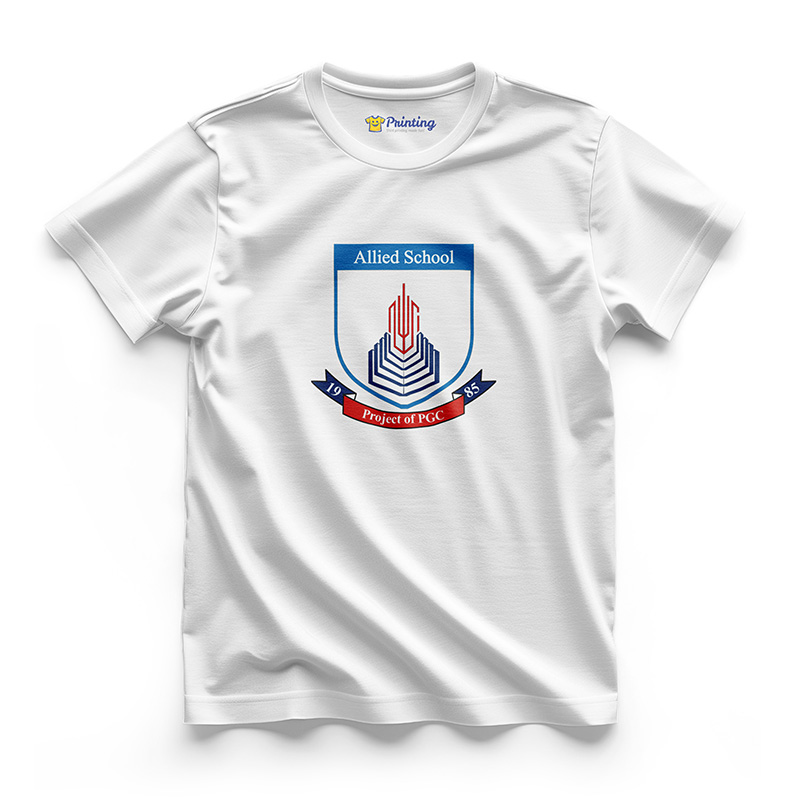 Allied Logo Printed - Private School Staff T-Shirts EIPS05