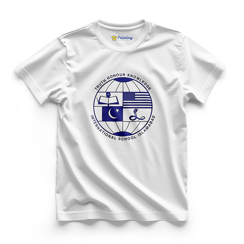 THK Logo Printed - Private School Staff T-Shirts EIPS08