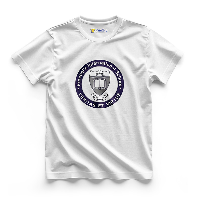 Froebel's Logo Printed - Private School Staff T-Shirts EIPS09