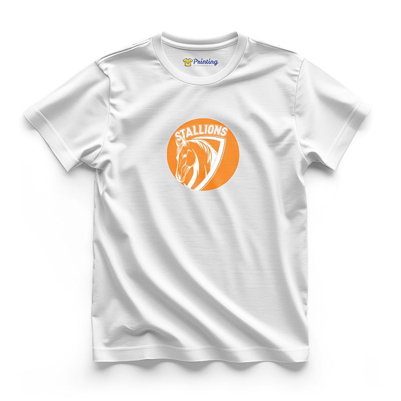Stallions Logo Printed - Sports Team T-Shirts SFST11