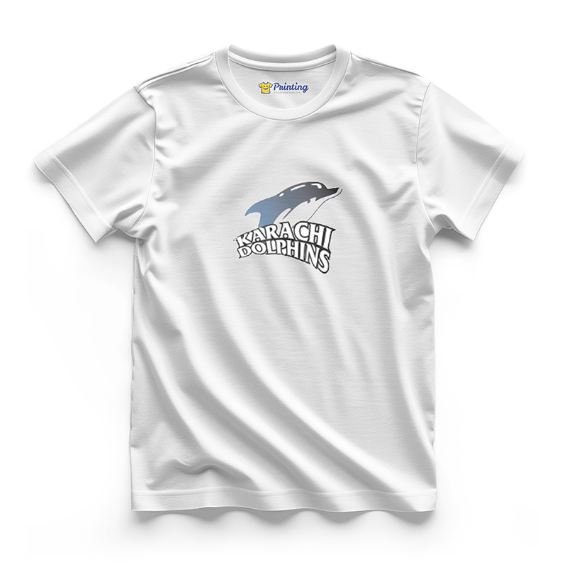 Karachi Dolphins Logo Printed - Sports Team T-Shirts SFST14