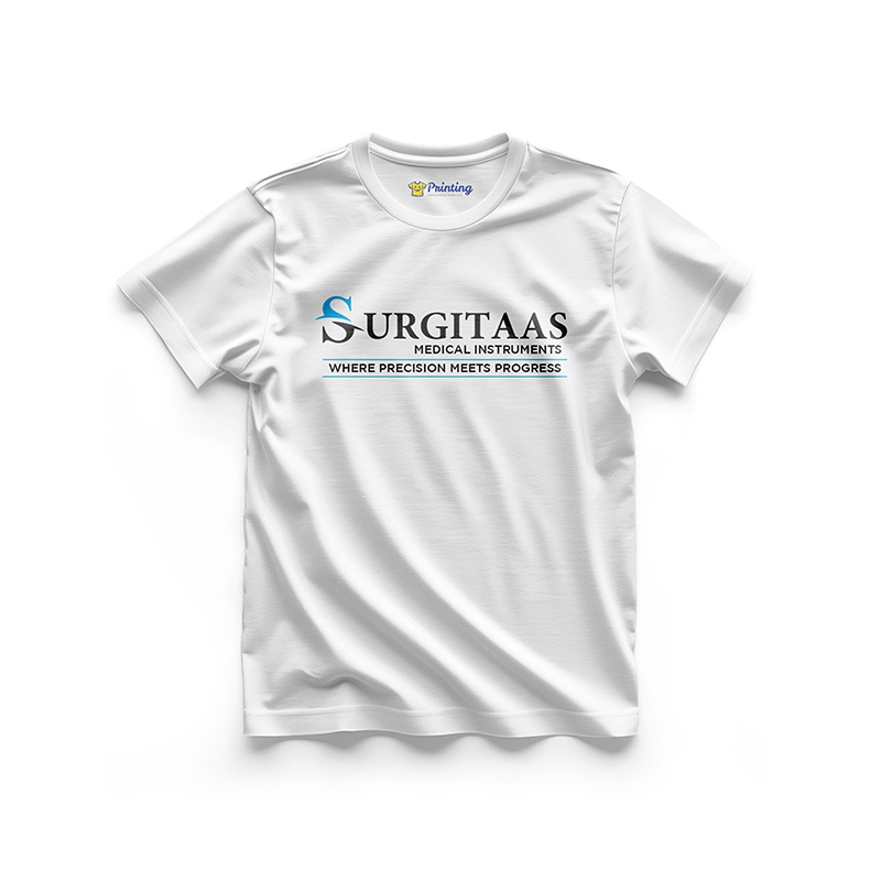 Surgitaas Logo Printed - Surgical Instruments Manufacturing Staff T-Shirts IFSI02