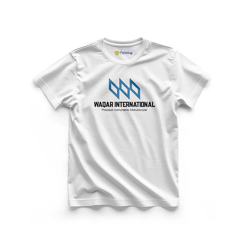 Waqar International Logo Printed - Surgical Instruments Manufacturing Staff T-Shirts IFSI03