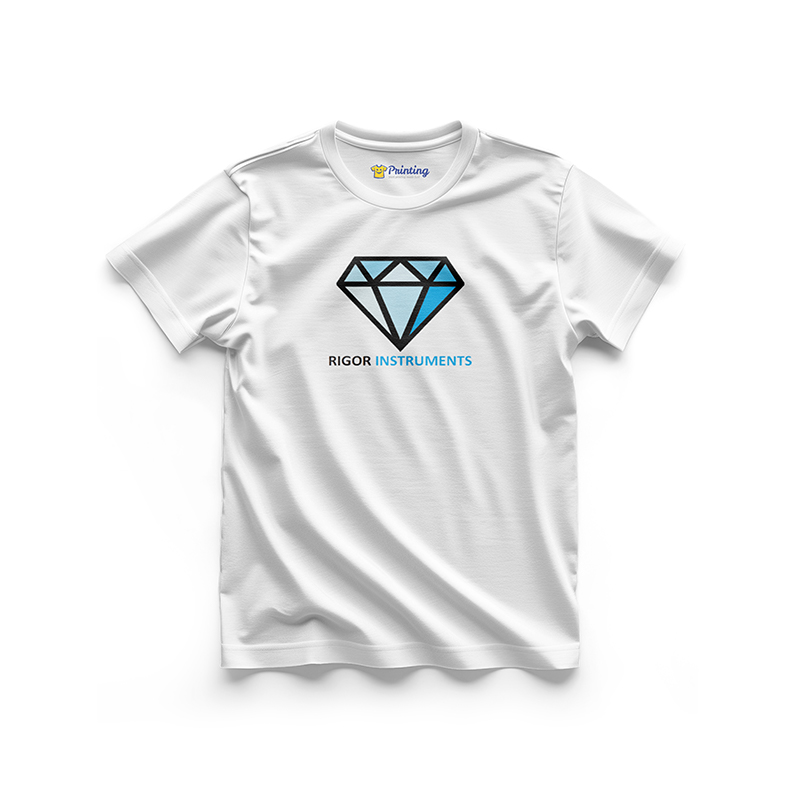 Rigor Logo Printed - Surgical Instruments Manufacturing Staff T-Shirts IFSI04