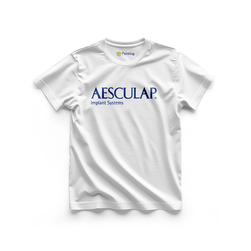 AESCULAR Logo Printed - Surgical Instruments Manufacturing Staff T-Shirts IFSI07
